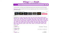 Desktop Screenshot of pimpyourfont.com